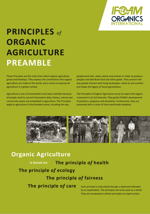 IFOAM - Principles of organic agriculture