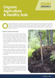 Organic  Agriculture  & Healthy Soils